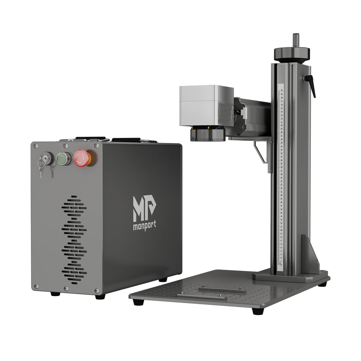 Grabador y marcador laser de fibra Monport 30W (175 x 175 mm) GPro MOPA con enfoque manual